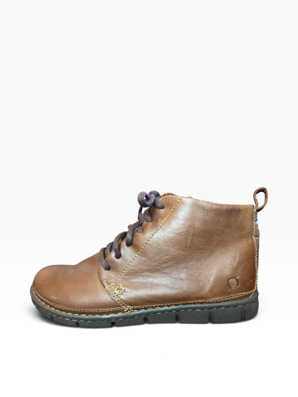 Born Jax Chukka Boots Shoes Men’s Sz 9Brown Leather Casual Nautical Lumberjack